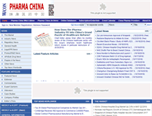 Tablet Screenshot of pharmachinaonline.com